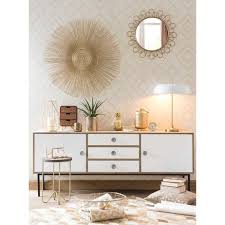Buffet Enfilade En Manguier Blanc L 175 Cm Seven Tendance Deco Deco Idee Deco