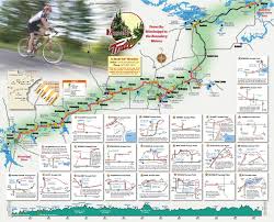 overall and detailed trail map with elevation profile bike trails trail maps keewatin bike trails trail maps