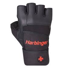Harbinger Pro Mens Wrist Wrap Gloves Crucial Fitness