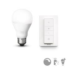 Kit Philips Hue Dim Switch Ampoule Connectee E27 9 5w Led Bleu Ampoule Connectee Et Led
