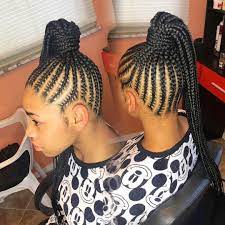 A long hairstyle for straight hair like this can easily be dressed up with business attire or be dressed down. Straight Up Braids Hairstyles For Black Ladies Up To 68 Off Free Shipping