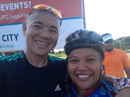 trail running in the heart of Filinvest City ;-P