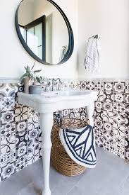 white and gray moroccan style tiles