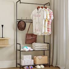 The coat rack is more than a functional piece. Simple Steel Frame Floor Cool Hanger Open Simple Wardrobe Rackfloor Hanger Coat Rack Bedroom Hanging Clothes Rack Coat Rack Coat Racks Aliexpress