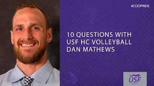 Ten Questions with USF Head Volleyball Coach Dan Mathews
