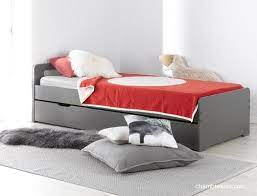 lit gigogne gris anthracite feroe 2 lits enfants 90x190 cm lit gigogne enfant lit enfant 90x190 lit gigogne