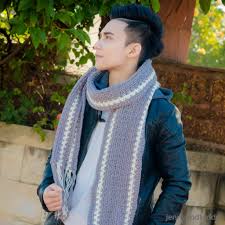 Free striped scarf knitting pattern a classic striped scarf to keep you warm in winter. The Norton Men Scarf Free Crochet Pattern Jennyandteddy