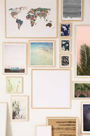 Natural Wood Art Print Frame Natural Wood Frames Gallery Wall Wood Art