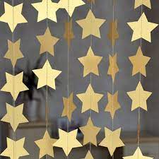 Birthday Party Decorations Hanging Decor 4m Gold Star Garlands Kids Home Festival Window Decor Baby Shower Birthday Decoration Garland Gold Garland Stargarland Decoration Aliexpress