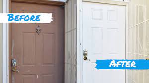 How To Strip Paint Off A Fiberglass Front Door Latex Oil Factory Finish Max Strip Paint Stripper Youtube