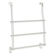 Over the shower door towel rack with 3 bars is perfect for drying and hanging body towels, pool towels, wash cloths, and hand towels. Idesign 3 Bar Over The Door Towel Rack Bed Bath Beyond