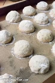 Sugar Free Paleo Pecan Snowball Cookies Recipe Ketogenic Cookies Keto Cookie Recipes Keto Cookies