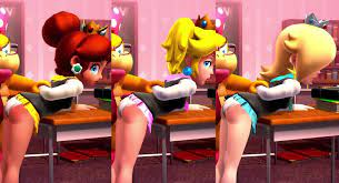 Daisy/Peach/Rosalina Schoogirl Spanking [Panties]
