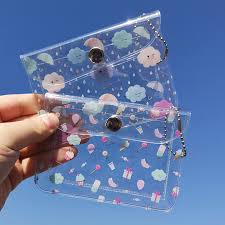 Free shipping on orders over $25 shipped by amazon Cute Cartoon Pattern Transparent Waterproof Pvc Women Card Case Business Card Holder Girls Credit Card Bag Id Card Mini Wallet Special Price 781566 Goteborgsaventyrscenter