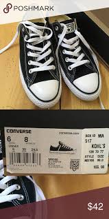 Black And White Converse Womens Size 7 New Black White Converse Black And White Converse Converse New Black