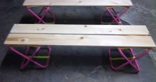 ドタバタキャンプでも最高 福岡から １００均のあれで お安く 囲炉裏テーブル 囲炉裏 100均