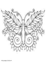 If your child loves interacting. 30 Butterfly Coloring Pages For Adults New