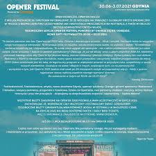 See all things to do. The Cure Open Er Festival Postponed