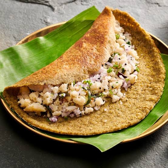 Crisp Pesarattu with allam chutney, AI generated