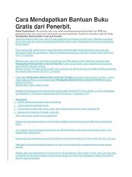 Kunjungi juga website penerbit ebooknya di. Cara Mendapatkan Bantuan Buku Gratis Dari Penerbit