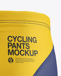 Download Cycling Shorts Mockup Back View In Apparel Mockups On Yellow Images Object Mockups