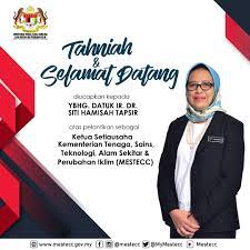 Kementerian sains teknologi dan alam sekitar (kstas); Mosti On Twitter Selamat Datang Kepada Ybhg Datuk Ir Dr Siti Hamisah Tapsir Ketua Setiausaha Kementerian Tenaga Sains Teknologi Alam Sekitar Dan Perubahan Iklim Dari Seluruh Warga Mestecc Jabatan Agensi