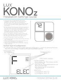 Enter the unlock code that was used when the thermostat was placed into a locked state, using the up/down buttons and the next button to change which digit is flashing. Lux Products Konoz Guide Manualzz