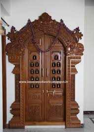 We are one of the foremost manufacturers, exporters, importers, and suppliers of carved wood doors in haryana, india. Wood Carving Pooja Door Design Novocom Top