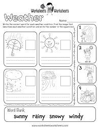 Weather Worksheet For Kids Weather Worksheets Worksheets For Kids Kindergarten Worksheets Free Printables