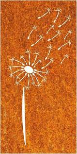 Sichtschutz Edelrost Metall Garten Muster Pusteblume Kaufen Bei Hood De In 2020 Edelrost Sichtschutz Edelrost Sichtschutz