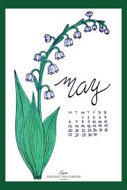 Bujo Monthly Cover May Lily Of The Valley Inspiration Clem Around The Corner Video Bullet Journal Mois Bullet Journal Idees Pages Dessin Origami