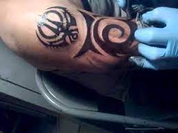 Free khanda tattoo vector download in ai, svg, eps and cdr. Khanda Tattoo Youtube