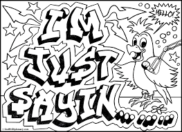 Coloring pages for kids of all ages. Graffiti Art Drawings For Kids Novocom Top