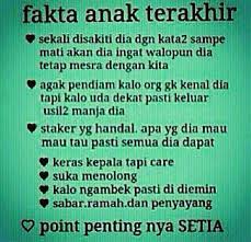 Kata mutiara islami tentang anak. Kata Kata Anak Bungsu Katapos
