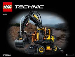 Lego 42053 Volvo Ew160e Instructions Technic
