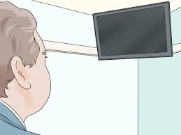 However, this rule of thumb varies depending on the height of your seating. How To Ceiling Mount A Tv 12 Steps With Pictures Wikihow