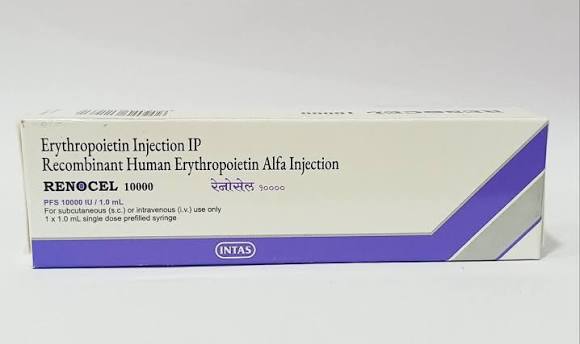 Recombinant Human Erythropoietin Alfa Injection, Prescription, Treatment: Ckd,Anemia at ₹ 800/piece in Rangareddy