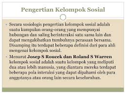 Dasar Dasar Ilmu Sosiologi 2 Kelompok Sosial Ppt Download