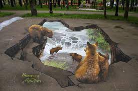 Stunning public street art scenes in various cities across the globe have become destinations for art lovers, as well as artists, rendering themes such as dark humour, satire, political commentary. 3d Street Art By Arndt Nikolaj And Hukonau Aphom Street Art Utopia
