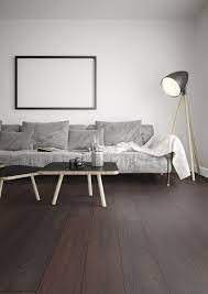 While light flooring can show more messes, when it is clean it really shines. Ter Hurne Oak Deep Brown Laminate Plank Wood4floors