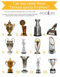 What are names of some popular radio sports programs? Can You Name These Famous Sports Trophies Visual Ly