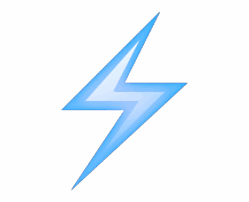 A collection of the top 64 aesthetic lightning wallpapers and backgrounds available for download for free. Lightningemoji Purple Blue Aesthetic Lightning Bolt Emoji Png 2412377 Png Images Pngio