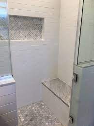 Earth toned sonoma tile scheme. Classic Shower Tiles Farmhouse Shower Tile Remodel Master Bathroom Shower