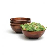 Long handles provide a secure, comfortable grasp. Wooden Bowls Servers Lipper International