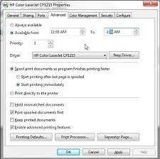 Windows 7 windows vista windows xp windows 2000 windows server 2003. Set Available Time For The Hp Color Laserjet Cp1215 Solve Your Tech