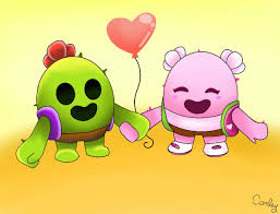 Sakura Spike Y Spike Brawl Stars Fanart By Canley Cizimler Oyunlar Oyun