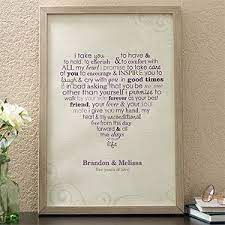 This Is Absolutely Beautiful It S Your Wedding Vows Formed Into The Shape Of A Heart An Wedding Vows Wedding Picture Frames Personalized Wedding Picture Frame