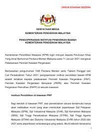 Sekolah kumpulan b perlis, pulau pinang, perak, selangor, negeri sembilan, melaka, pahang, wilayah persekutuan kl, putrajaya. Tarikh Rasmi Buka Sekolah