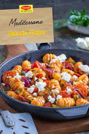 mediterrane gnocchi pfanne mit feta rezept rezepte essen kochen urlaub essen