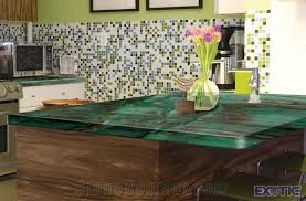 Now let's see what going green can mean. Emerald Green Kitchen Island From Brazil Stonecontact Com